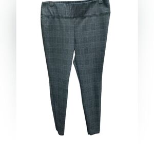 D jeans plaid high-waisted stretch pants